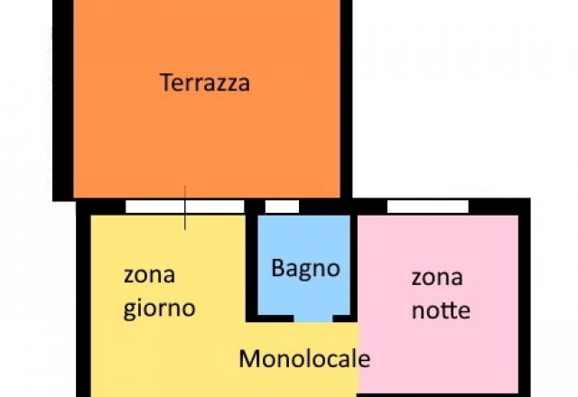 Bologna - Borgo Panigale - Monolocale con terrazzo e box